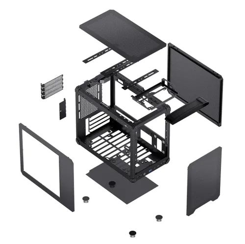 Case JONSBO C6 MAX Black |Mini Tower M-ATX| ITX| VGA 335mm